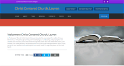 Desktop Screenshot of christcenteredchurchleuven.com