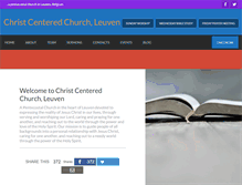 Tablet Screenshot of christcenteredchurchleuven.com